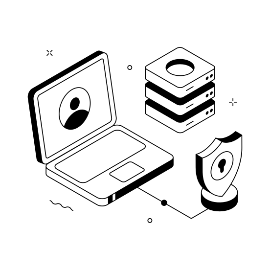 Data, Protection, Authentication, Security, Safety illustration