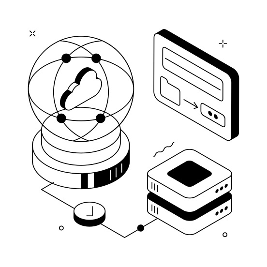 Global, Networking, Data, Worldwide, Connection illustration