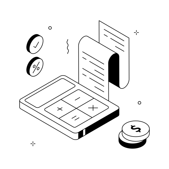Accounting, Financial, Calculation, Budgeting, Business, Ecommerce, illustration