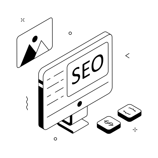 Digital, Marketing, Seo, Optimization, Strategy, Online, illustration