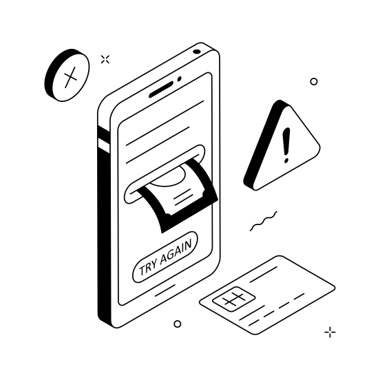 Payment, Error, Issue, Alert, Online, Digital, Virtual, illustration