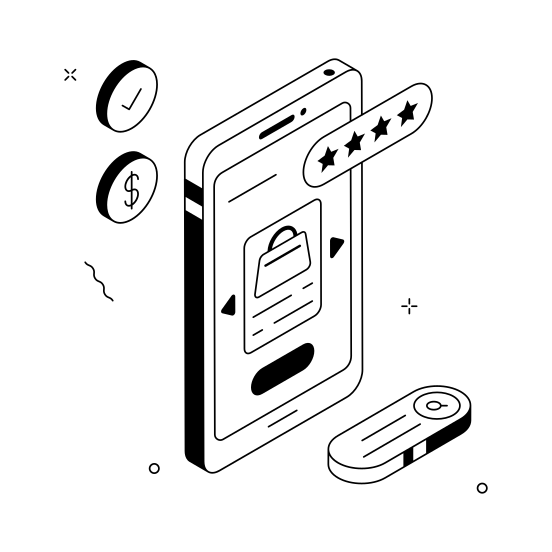 Product, Selection, Choose, Shopping, Ecommerce, Mobile, Online, illustration