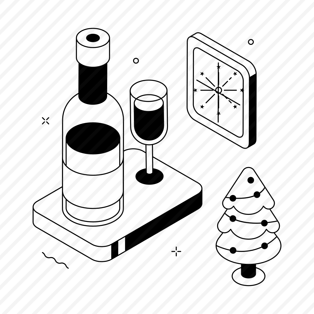 Christmas, Drinks, Celebration, Party, Decoration preview