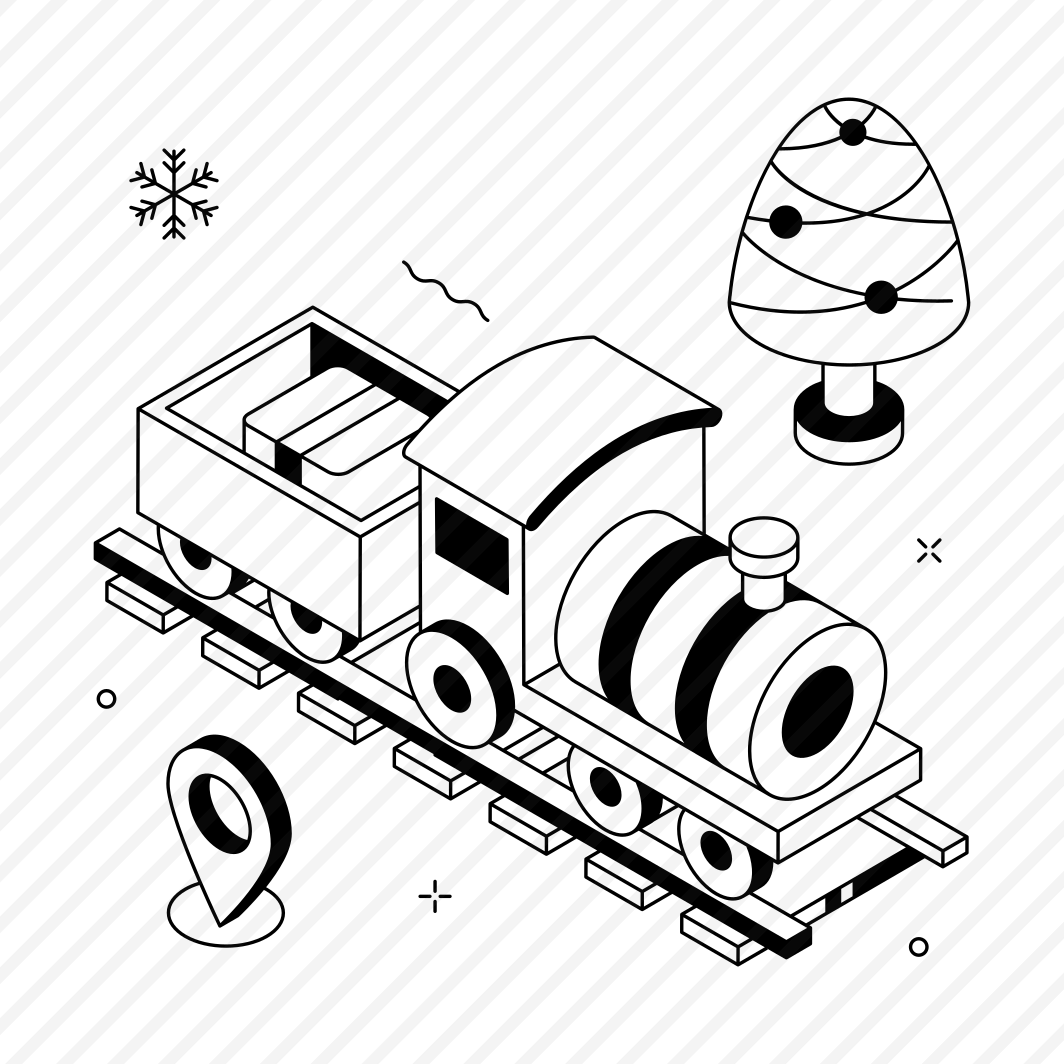 Christmas, Train, Celebration, Decoration, Gifts preview