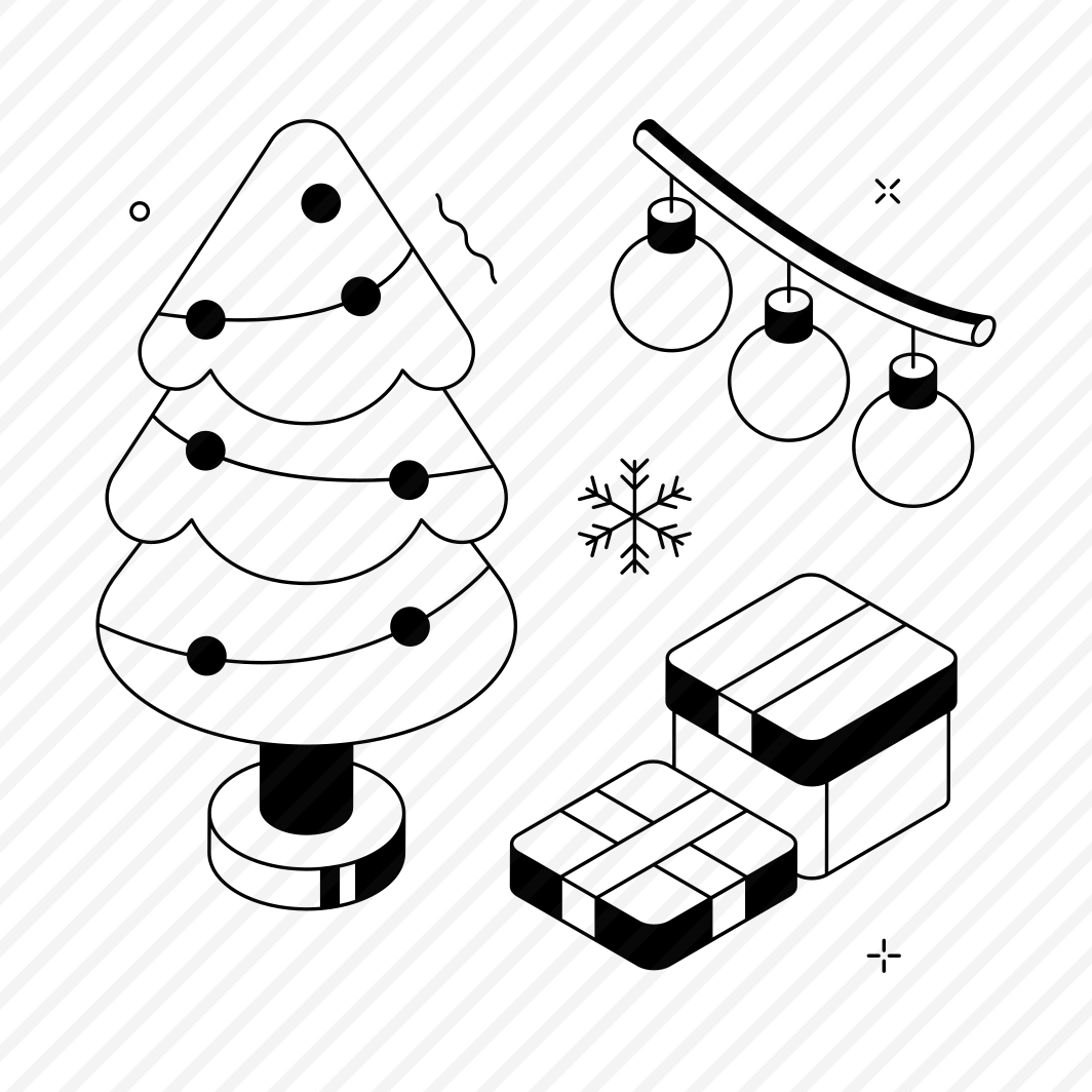 Christmas, Tree, Gifts, Ornament, Decoration preview