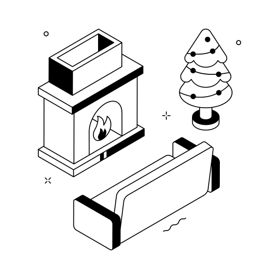Fireplace, Furnace, Fireside, Hearth, Firewood, illustration