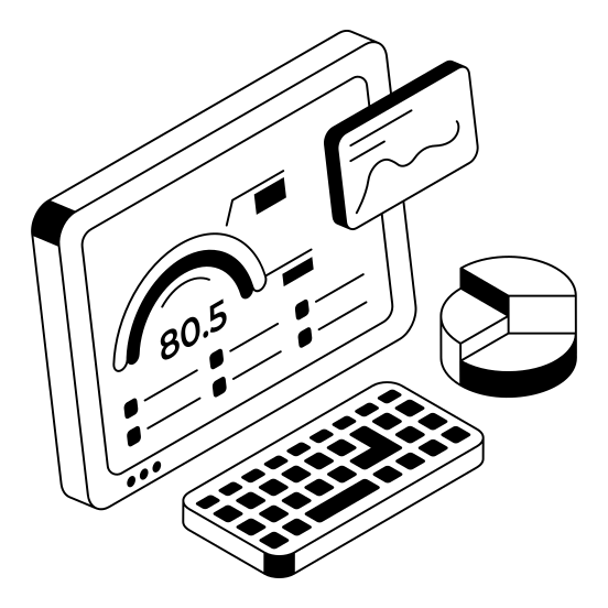 Analysis, Productivity, Efficiency, Performance, Web illustration
