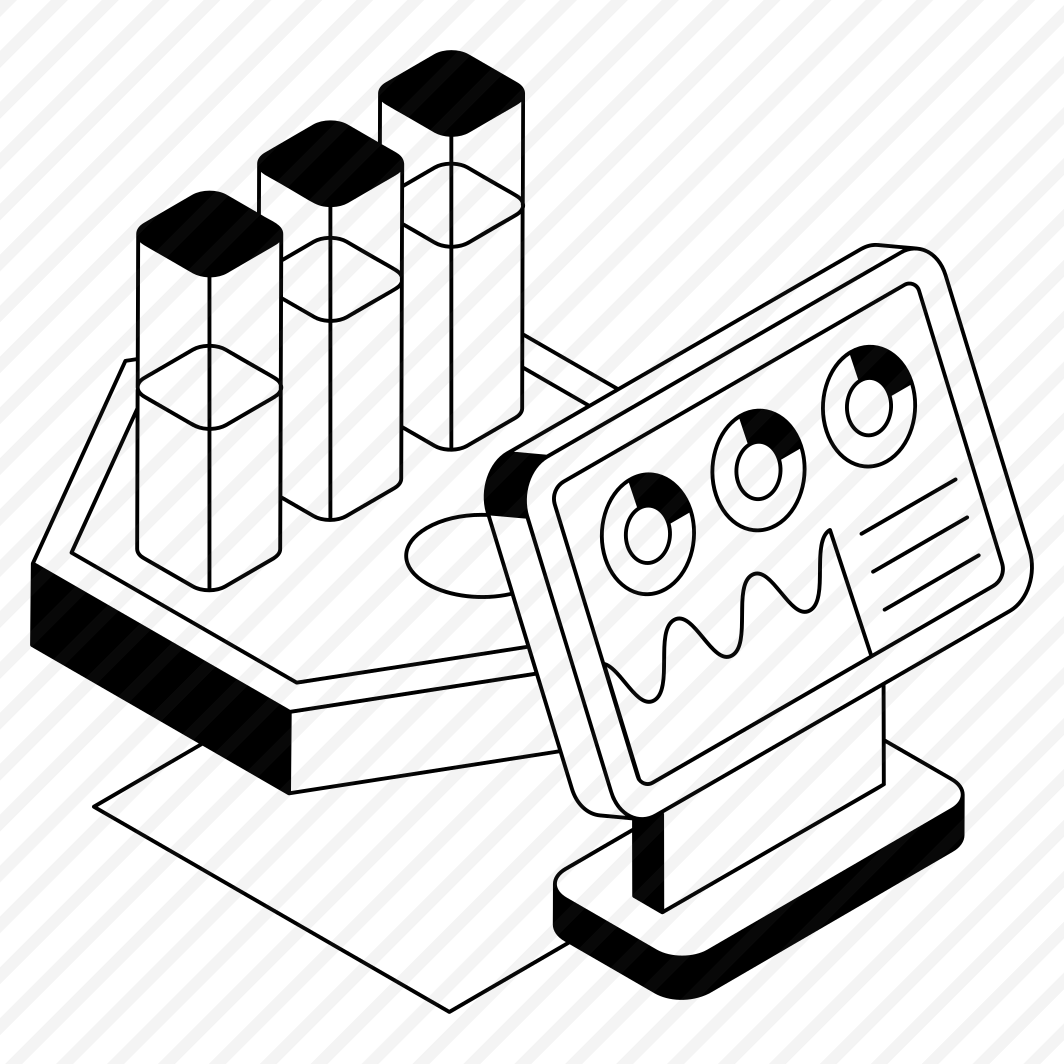Analytics, Statistics, Infographics, Stats, Monitor preview