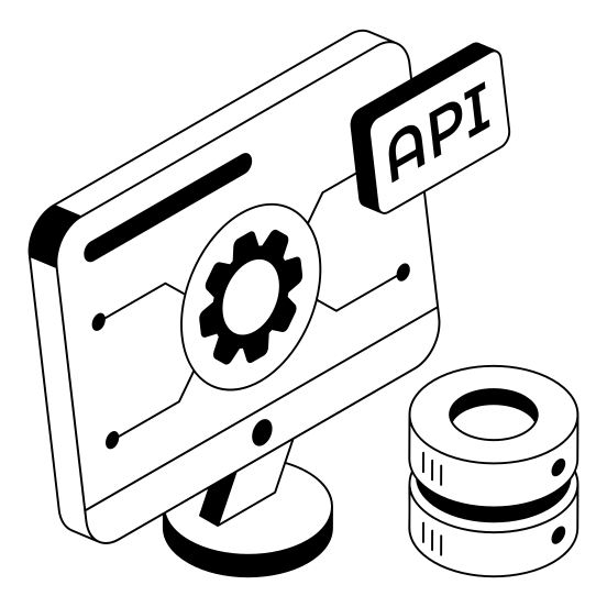 Api, Configuration, Optimization, Monitor, Computer illustration