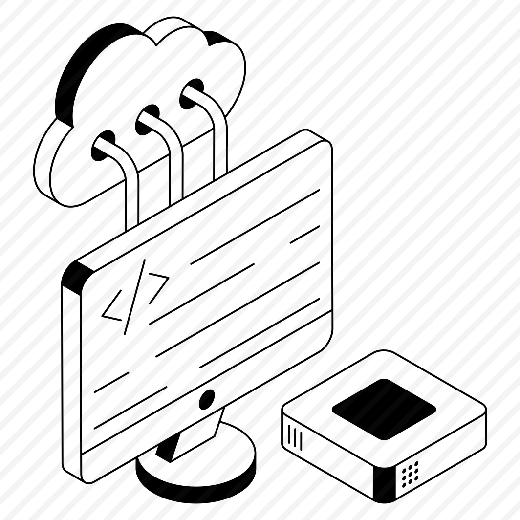 Cloud, Coding, Programming, Monitor, System preview