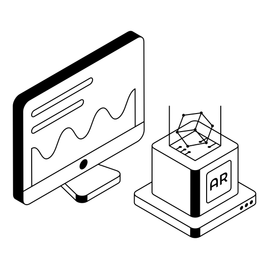 Modelling, Analysis, Device, Ar, Monitor illustration