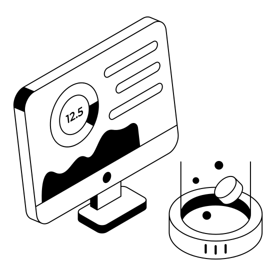 Performance, Productivity, Pc, Device, Monitor illustration