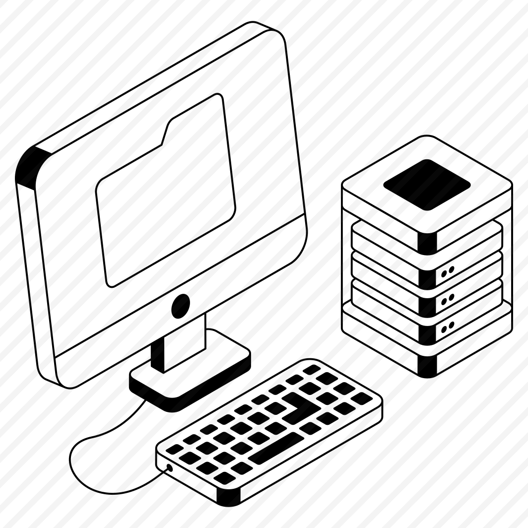 Server, Storage, Monitor, Computer, Folder preview
