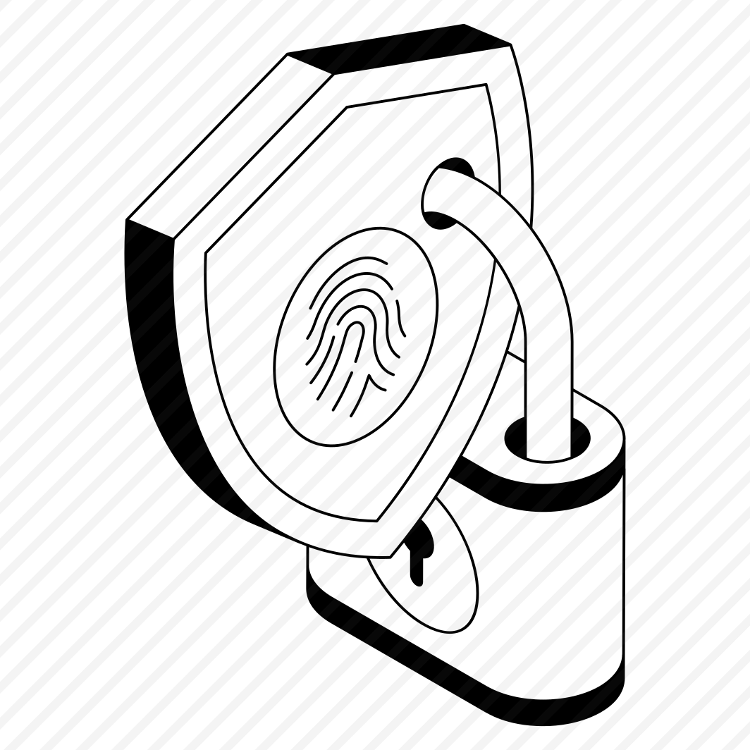 Cybersecurity, Protection, Safety, Cyber, Fingerprint preview
