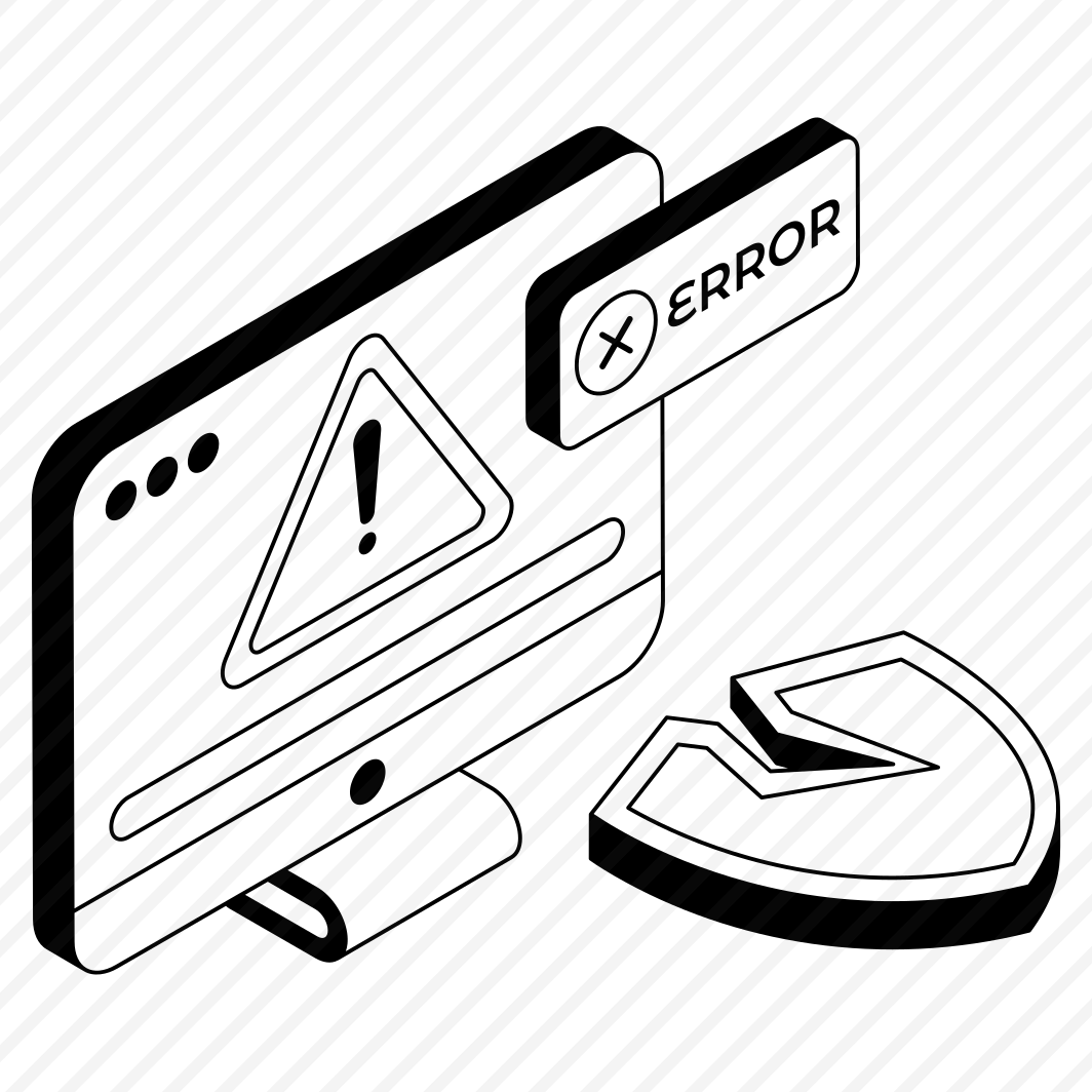 Error, Hacking, Cyberattack, Cybercrime, Pc preview