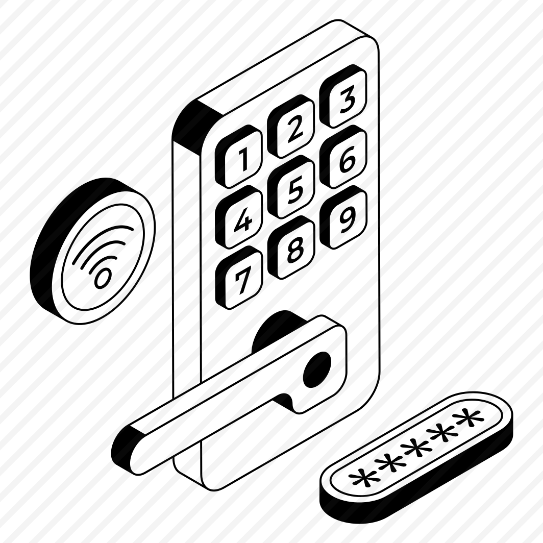 Lock, Iot, Cybersecurity, Protection, Safety preview