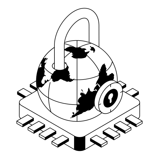 Web, Browser, Cybersecurity, Protection, Safety illustration