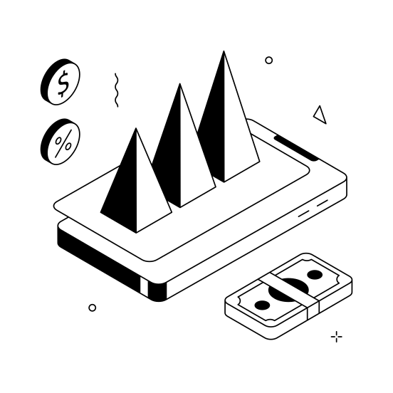 Business, Growth, Financial, Investment, Finance, Success, Progress illustration