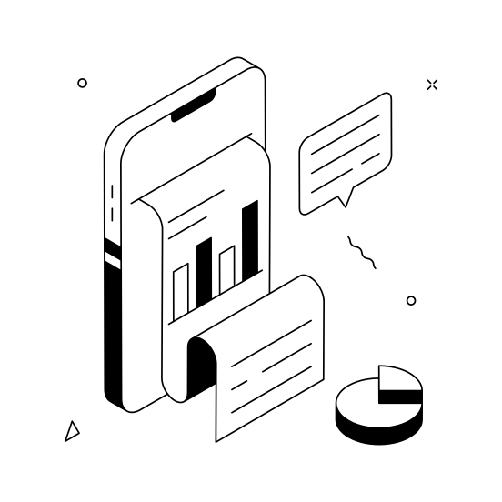Business, Report, Data, Analytics, Analysis, Information, Intelligence illustration