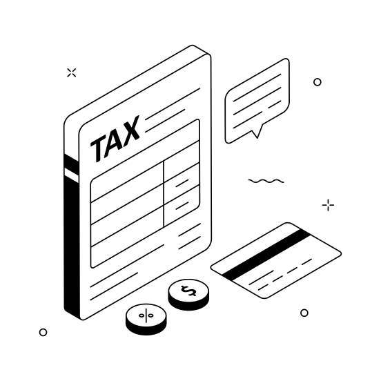 Business, Tax, Form, Payment, Financial, Accounting, Taxation illustration