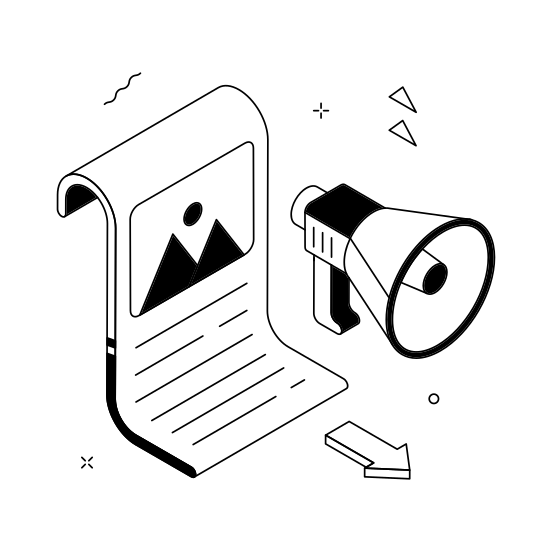 Content, Marketing, Digital, Blogging, Writing, Online, Digital illustration
