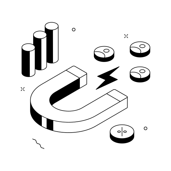 Customer, Attraction, Acquisition, Growth, Business, Marketing, Client illustration