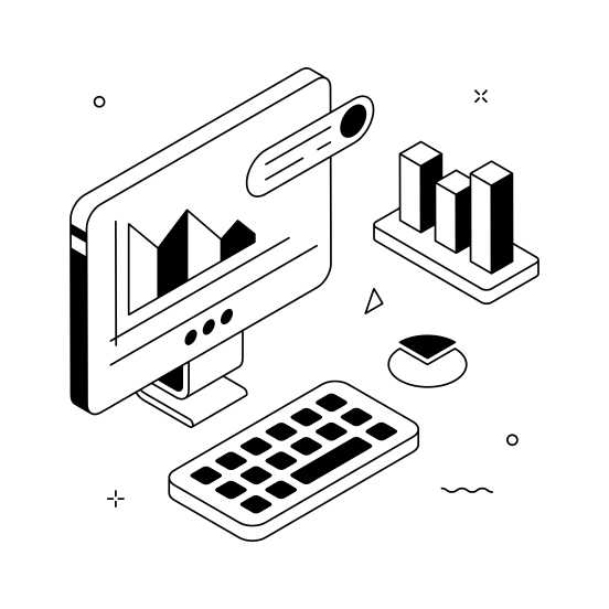 Data, Analysis, Statistics, Analytics, Stats, Infographics, Performance,, illustration