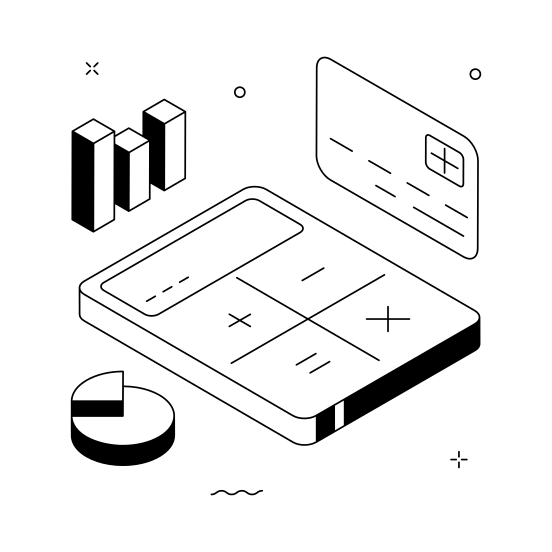 Data, Calculation, Financial, Business, Planning, Budgeting, Payment illustration