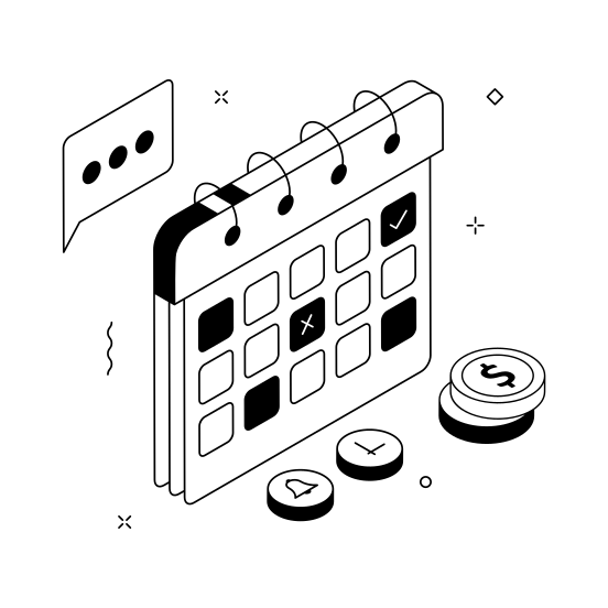 Financial, Planning, Budgeting, Finance, Strategy, Business, Money illustration