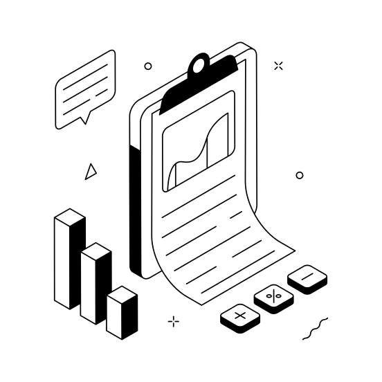 Market, Report, Business, Data, Growth, Corporate, Financial illustration