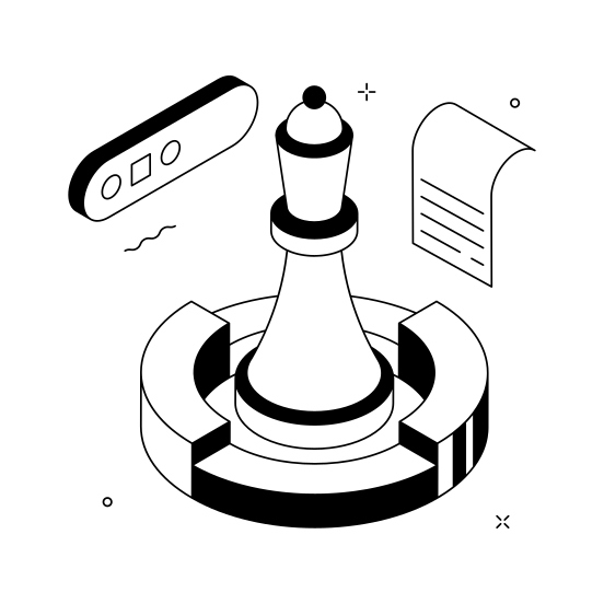 Business, Strategy, Strategic, Planning, Decision illustration