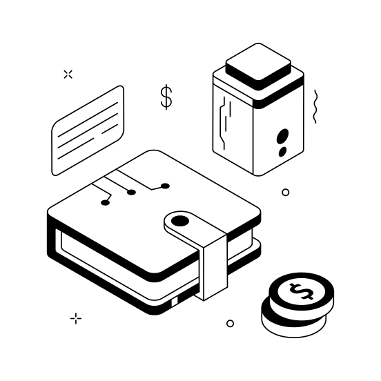 Digital, Wallet, Ewallet, Mobile, Online illustration