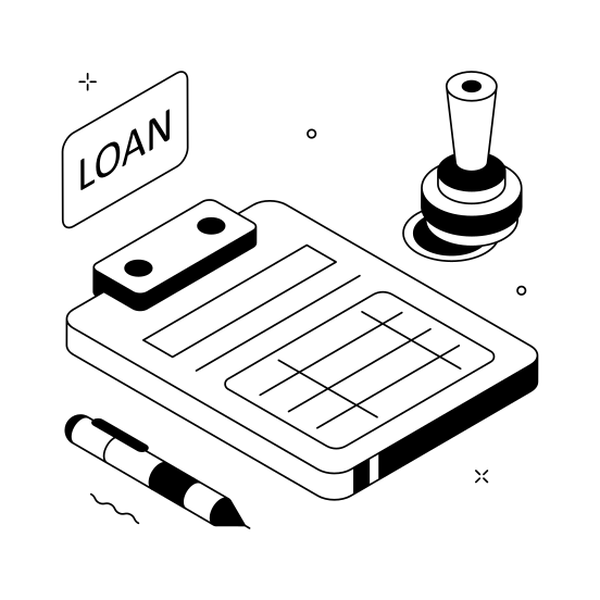 Loan, Application, Finance, Form, Request illustration
