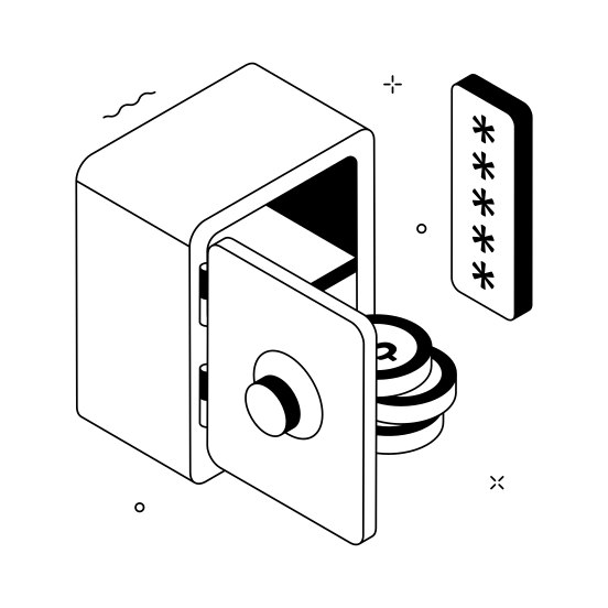 Money, Safety, Protection, Financial, Security illustration