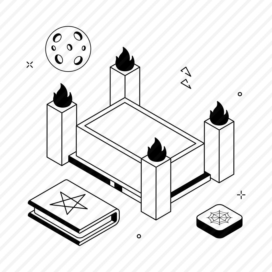 Grave, Tombstone, Gravestone, Spooky, Magic, Spellbook, Halloween preview