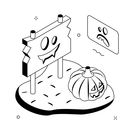 Halloween, Board, Horror, Haunted, Spooky, Creepy, Scary, illustration