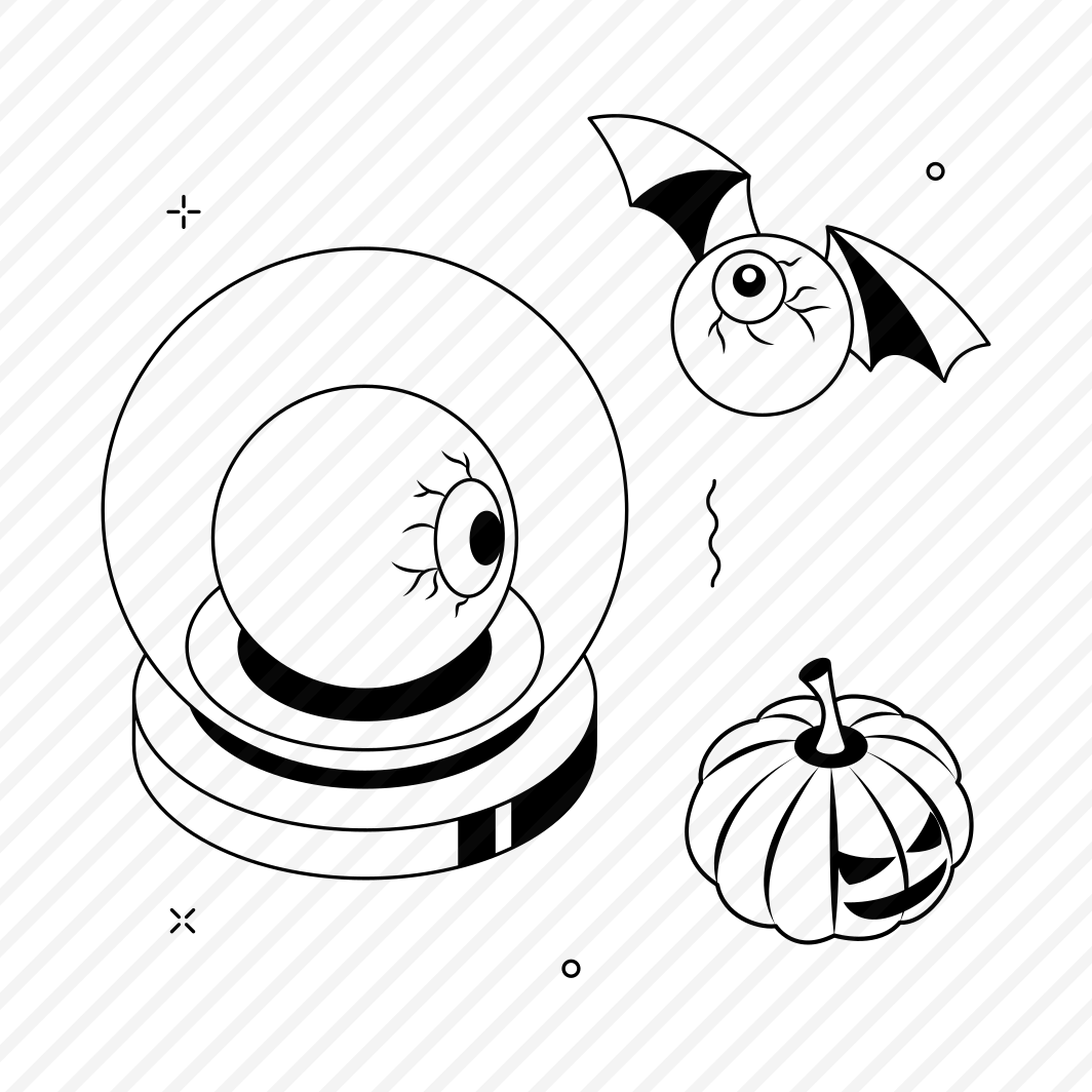 Halloween, Eyeball, Crystal, Ball, Magic, Scary, Spooky preview