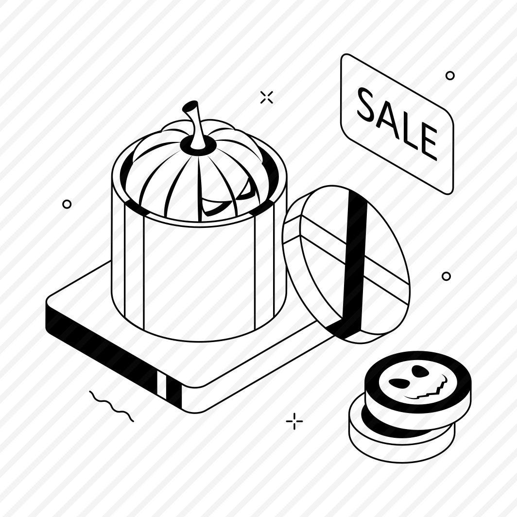 Halloween, Sale, Pumpkin, Gift, Celebration, Party, Shopping preview