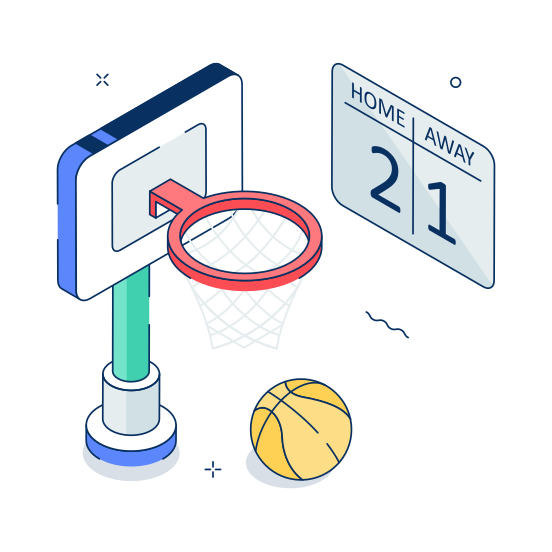 Basketball, Sports, Leisure, Activity, Game illustration