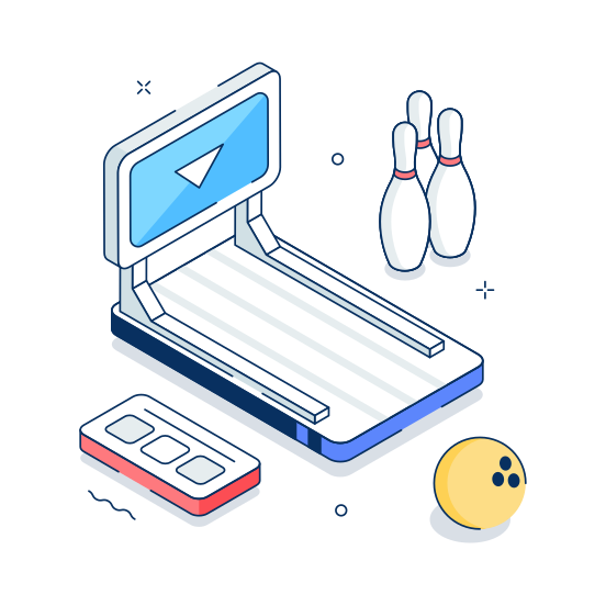 Bowling, Game, Sport, Entertainment, Pins illustration