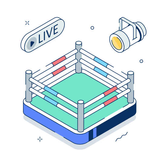 Boxing, Ring, Arena, Sports, Competition illustration