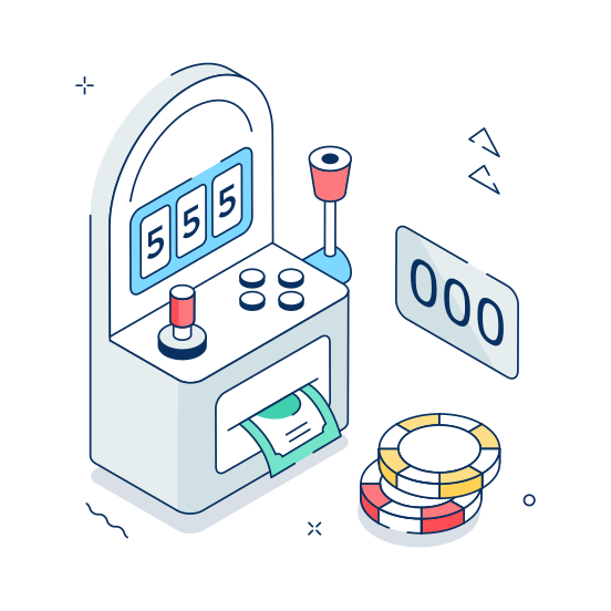 Gambling, Machine, Slot, Jackpot, Entertainment illustration