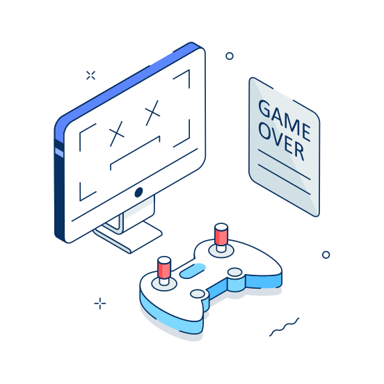 Game, Over, Gaming, Computer, Entertainment illustration