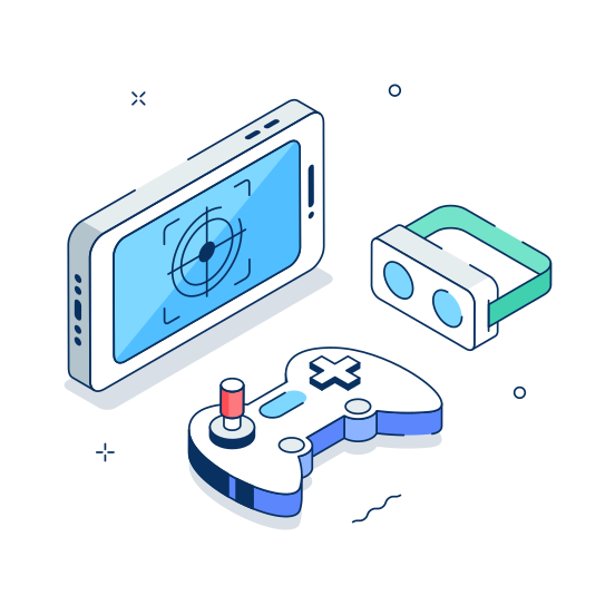 Gaming, Device, Gadget, Controller, Console illustration