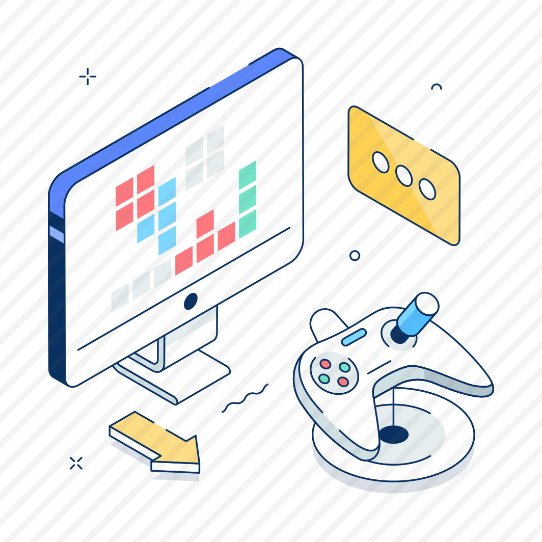 Gaming, Setup, Computer, Console, Joystick preview