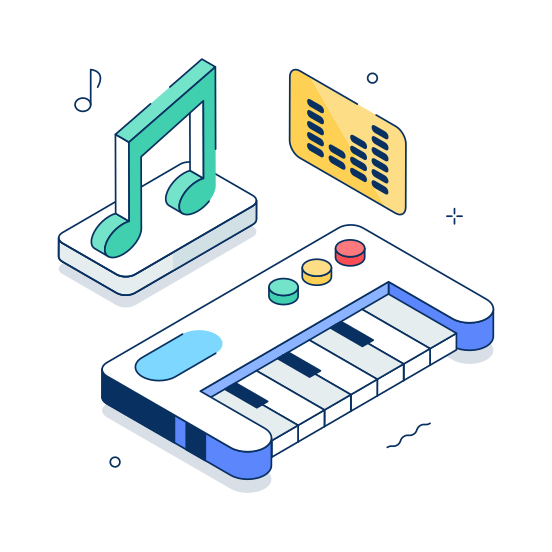 Music, Keyboard, Piano, Instrument, Sound illustration