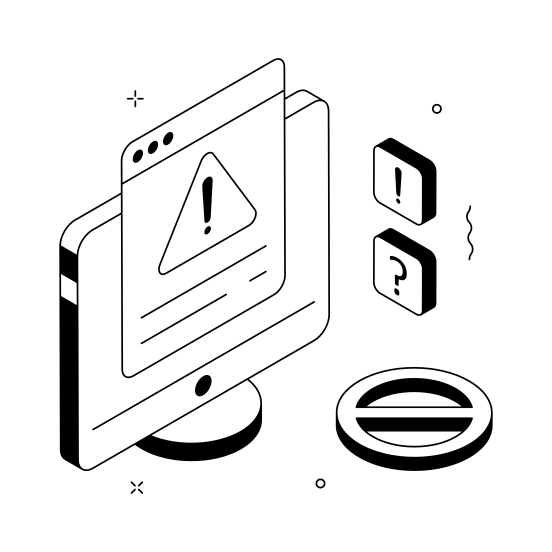 Alert, Webpage, Website, Web, Page,, illustration