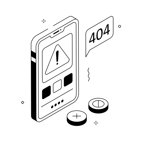 Application, App, Error, Mobile, Software illustration