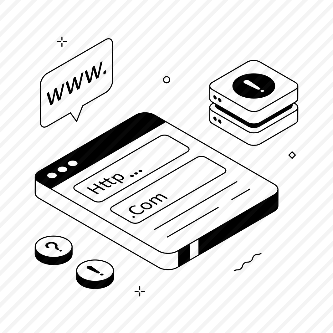 Domain, Error, Not Found, Web, Website preview