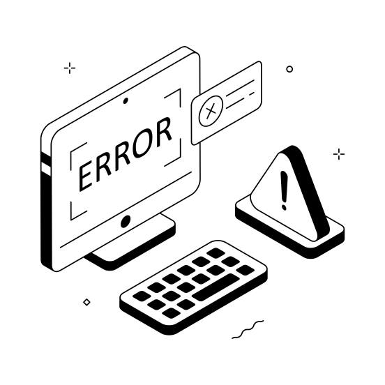 Message, Error, Computer, Alert, Notification illustration